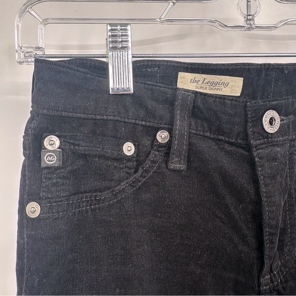 AG Adriano Goldschmied The Legging Super Skinny Jeans Velvet Corduroy Size 26 - Picture 10 of 16